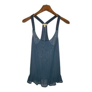 Anthropologie Size Small Pins & Needles Jeweled Tank